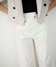 GRACE CONTINENTAL ラップデニムパンツ