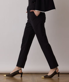 GRACE CONTINENTAL ストレッチテーパードパンツ