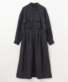 箔ドットシャツドレス / GRACE CONTINENTAL | GRACE CONTINENTAL 箔ドットシャツドレス / GRACE CONTINENTAL | GRACE CONTINENTAL