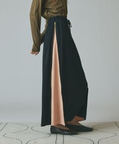 GRACE CONTINENTAL サイドジップスカート ブラック