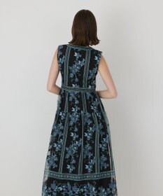 GRACE CONTINENTAL 【イベント店舗・ONLINE STORE先行アイテム】フラワーライン刺繍ドレス