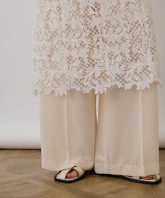 GRACE CONTINENTAL ケミカルレースストレートトップ