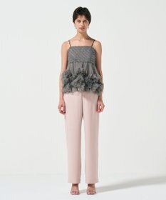 GRACE CONTINENTAL チュールフリルキャミソール