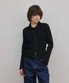 GRACE CONTINENTAL リブシャツニットトップ