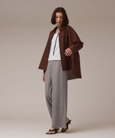 GRACE CONTINENTAL メタルホットフィットシャツ ブラウン