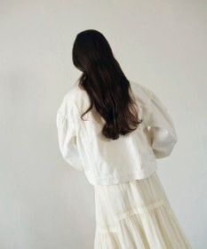 GRACE CONTINENTAL ノーカラーデニムジャケット