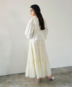 GRACE CONTINENTAL ノーカラーデニムジャケット