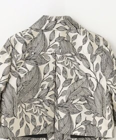 GRACE CONTINENTAL ボタニカルジャガードシャツ