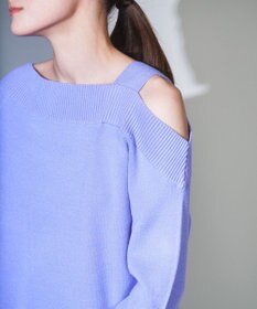 【グレースコンチネンタル】アシメトリーニットトップ アシメトリーニットトップ / GRACE CONTINENTAL | GRACE