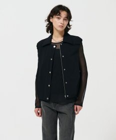 GRACE CONTINENTAL マットツイルタックジレ