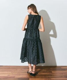 GRACE CONTINENTAL キカドットジャガードドレス