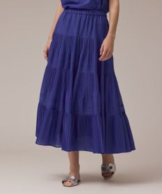 GRACE CONTINENTAL プリーツティアードスカート