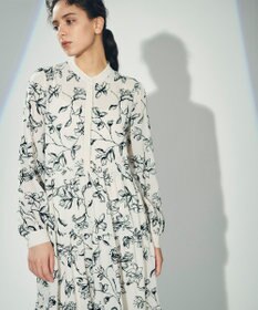 フロッキーフラワープリントワンピース / GRACE CONTINENTAL