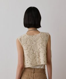 GRACE CONTINENTAL メッシュembジレ