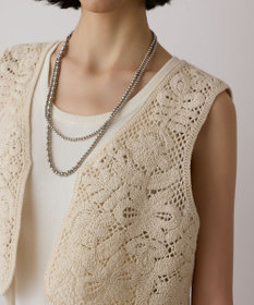 GRACE CONTINENTAL メッシュembジレ