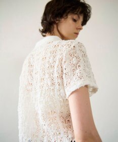 GRACE CONTINENTAL レースカットスキッパートップ