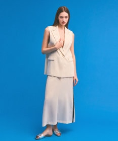 GRACE CONTINENTAL ラインビジューロングスカート