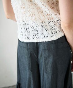 GRACE CONTINENTAL レースカットスキッパートップ