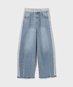 GRACE CONTINENTAL サイドラインデニムパンツ