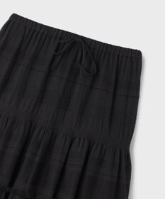 GRACE CONTINENTAL ピンタックティアードスカート