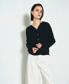 GRACE CONTINENTAL スラブリブシャツニットトップ