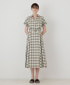 GRACE CONTINENTAL ラップフレアワンピース