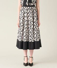 GRACE CONTINENTAL リボンプリントスカート