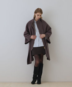 GRACE CONTINENTAL ストール付リバージップブルゾン