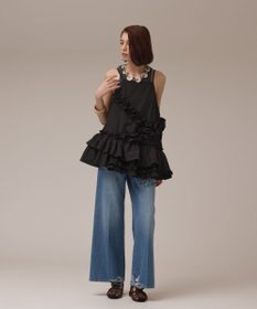 GRACE CONTINENTAL バギ－デニムパンツ (My Beautiful Things)