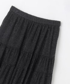 GRACE CONTINENTAL シフォンカットジャガードスカート