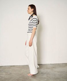 GRACE CONTINENTAL ハーフスリーブニットトップ