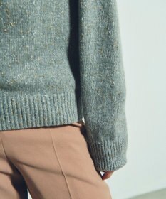 GRACE CONTINENTAL カシミヤ混ラメニットトップ