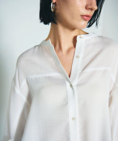 GRACE CONTINENTAL バックシャンオーバーシャツ
