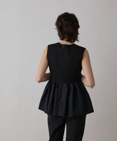 GRACE CONTINENTAL タフタペプラムトップ