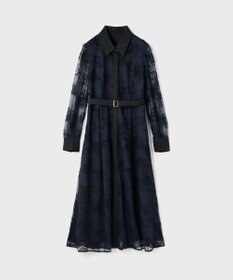 GRACE CONTINENTAL チュールコードレースワンピース