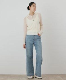 GRACE CONTINENTAL ワイドデニムパンツ