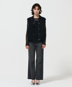 GRACE CONTINENTAL マットツイルタックジレ