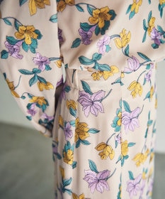 GRACE CONTINENTAL フラワー刺繍フレアスカート