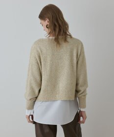 GRACE CONTINENTAL グリッターニットトップ