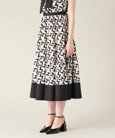 GRACE CONTINENTAL リボンプリントスカート