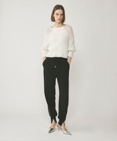 GRACE CONTINENTAL スパンメッシュニットトップ