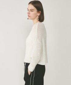 GRACE CONTINENTAL スパンメッシュニットトップ