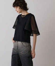 GRACE CONTINENTAL シアーケープカットトップ ブラック