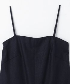 GRACE CONTINENTAL リネンタッチビスチェサロペ