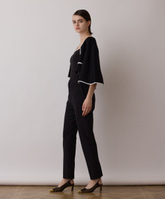 GRACE CONTINENTAL ストレッチテーパードパンツ