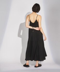 GRACE CONTINENTAL サテンフレアキャミワンピース