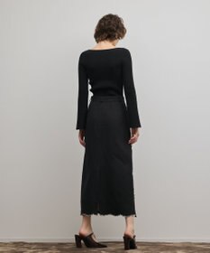 GRACE CONTINENTAL エンブロイダリータイトスカート