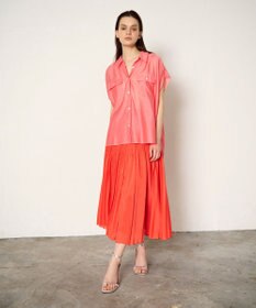 GRACE CONTINENTAL ギャザーシャツ