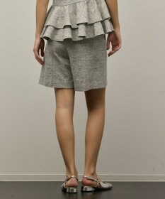 GRACE CONTINENTAL ツイードタックショートパンツ