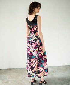 GRACE CONTINENTAL キカバードプリントワンピース